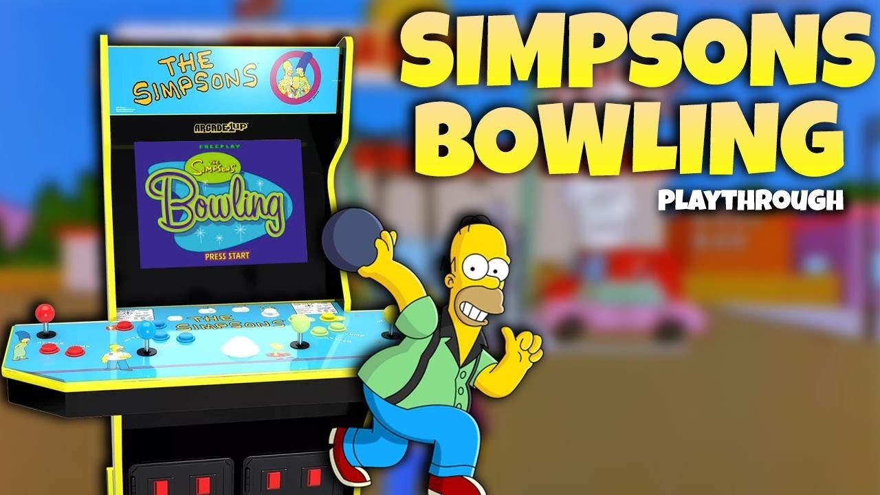 Arcade1Up Simpsons Bowling  - Gameplay Preview