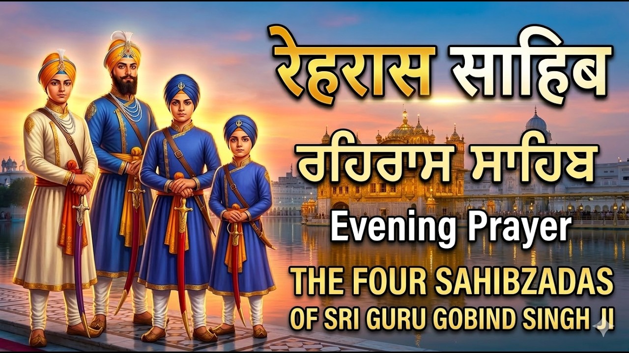 Rehras Sahib Full Path | Peaceful Evening Prayer | ਰਹਿਰਾਸ ਸਾਹਿਬ | Seva Te Simran