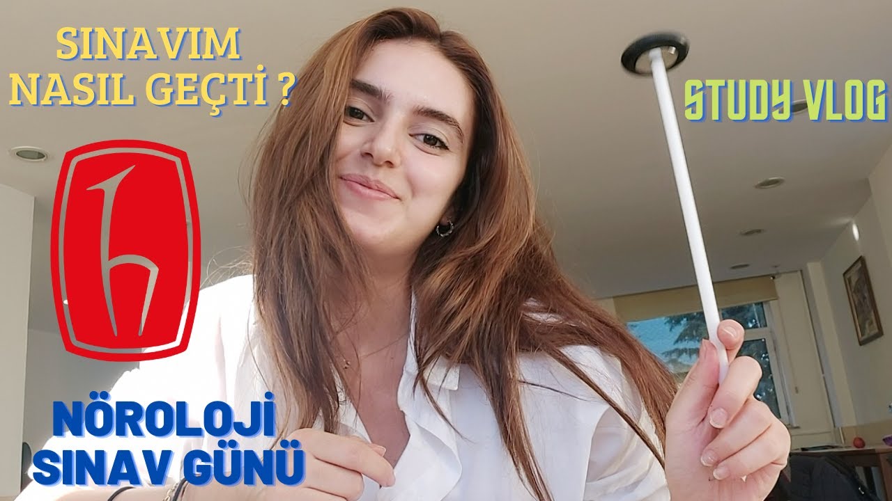 SINAVA SON GÜN KALA NASIL ÇALIŞIYORUM ◊ Nöroloji Stajından Geçtim mi ◊ Study Vlog