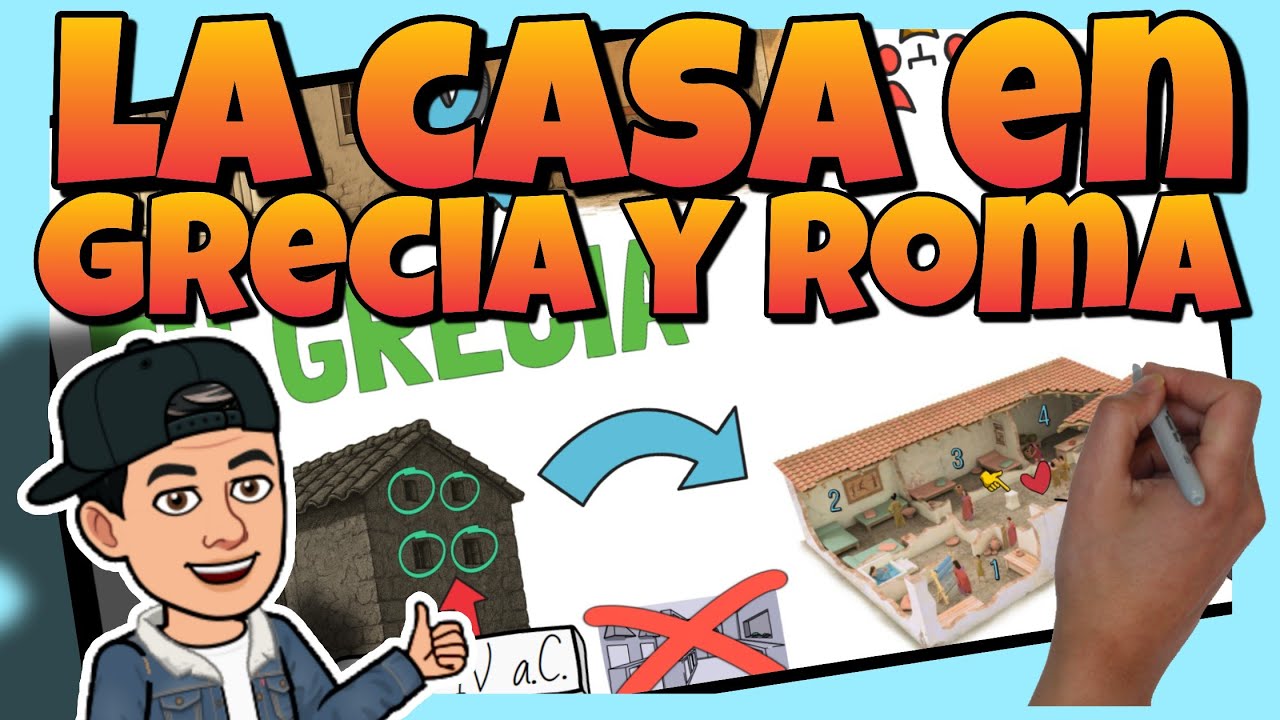 🏚 La CASA GRIEGA y la ROMANA  | Cultura clásica
