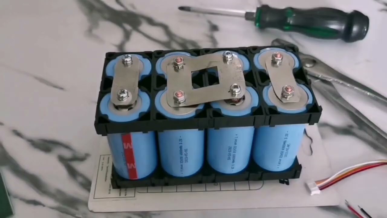 แพ็คแบต LiFePO4 12V 12Ah 32650 ใช้โซล่าเซล #ชุดนอนนา