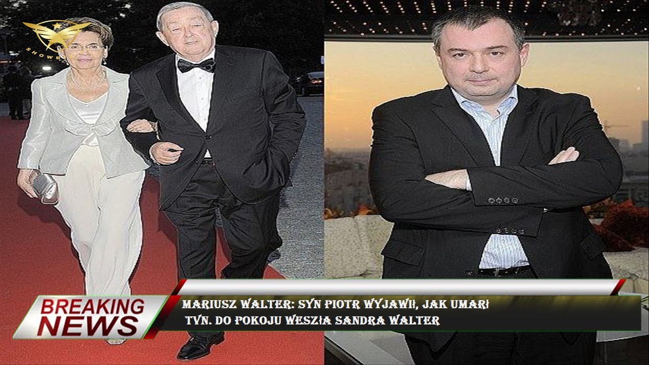 Mariusz Walter: Syn Piotr wyjawił, jak umarł  TVN. Do pokoju weszła Sandra Walter