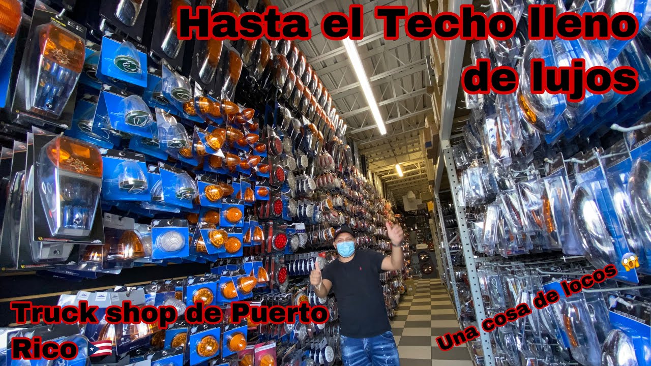 Impresionante esta tienda de lujos para camiones en Puerto Rico 🇵🇷 master chrome