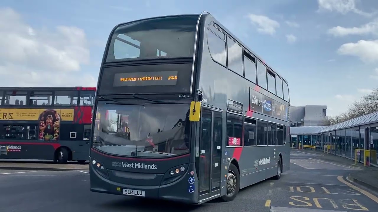National Express West Midlands Enviro 400 4990 Bus Route 79 Wolverhampton 