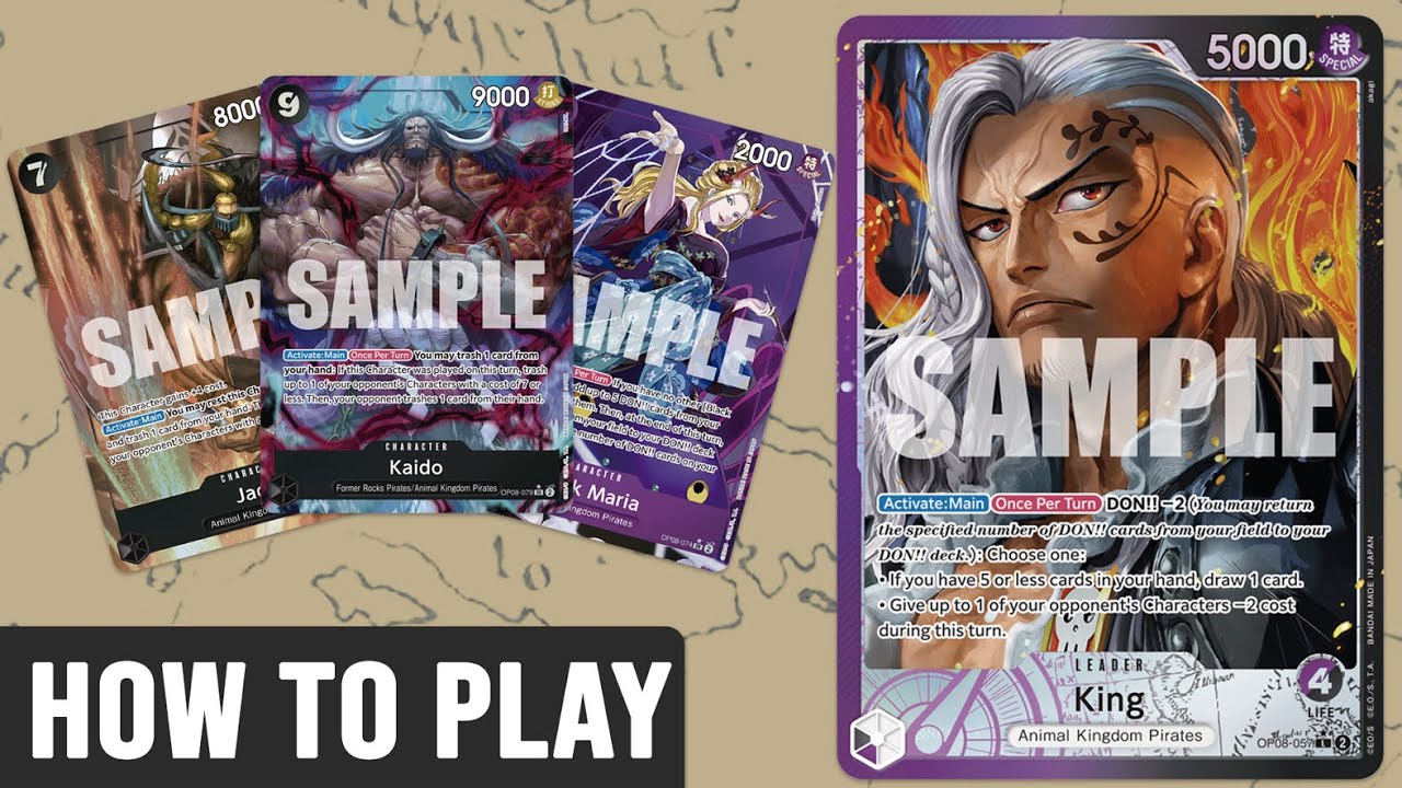 How To Play Purple Black King - One Piece TCG