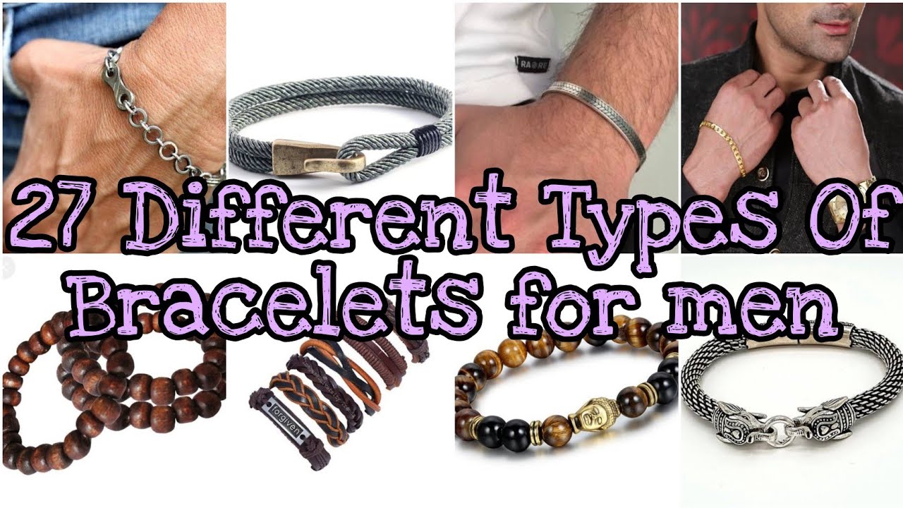 27 Different Types Of Bracelets for men with name।।TG Chic।।