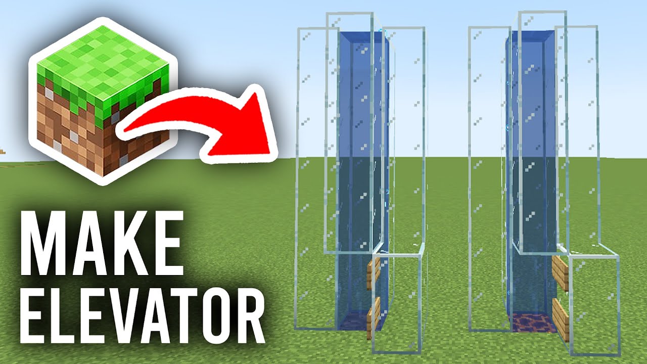 How To Make A Water Elevator In Minecraft - Full Guide