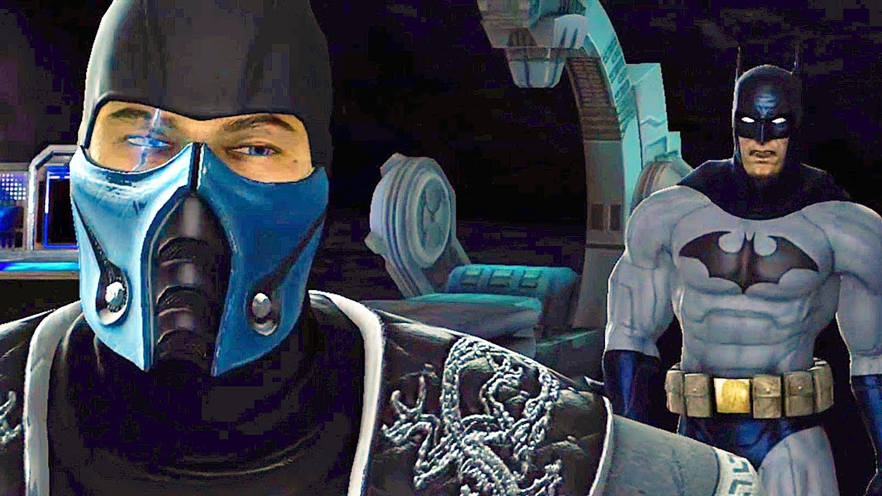 Sub Zero Meets Batman Scene - Mortal Kombat Vs DC Universe