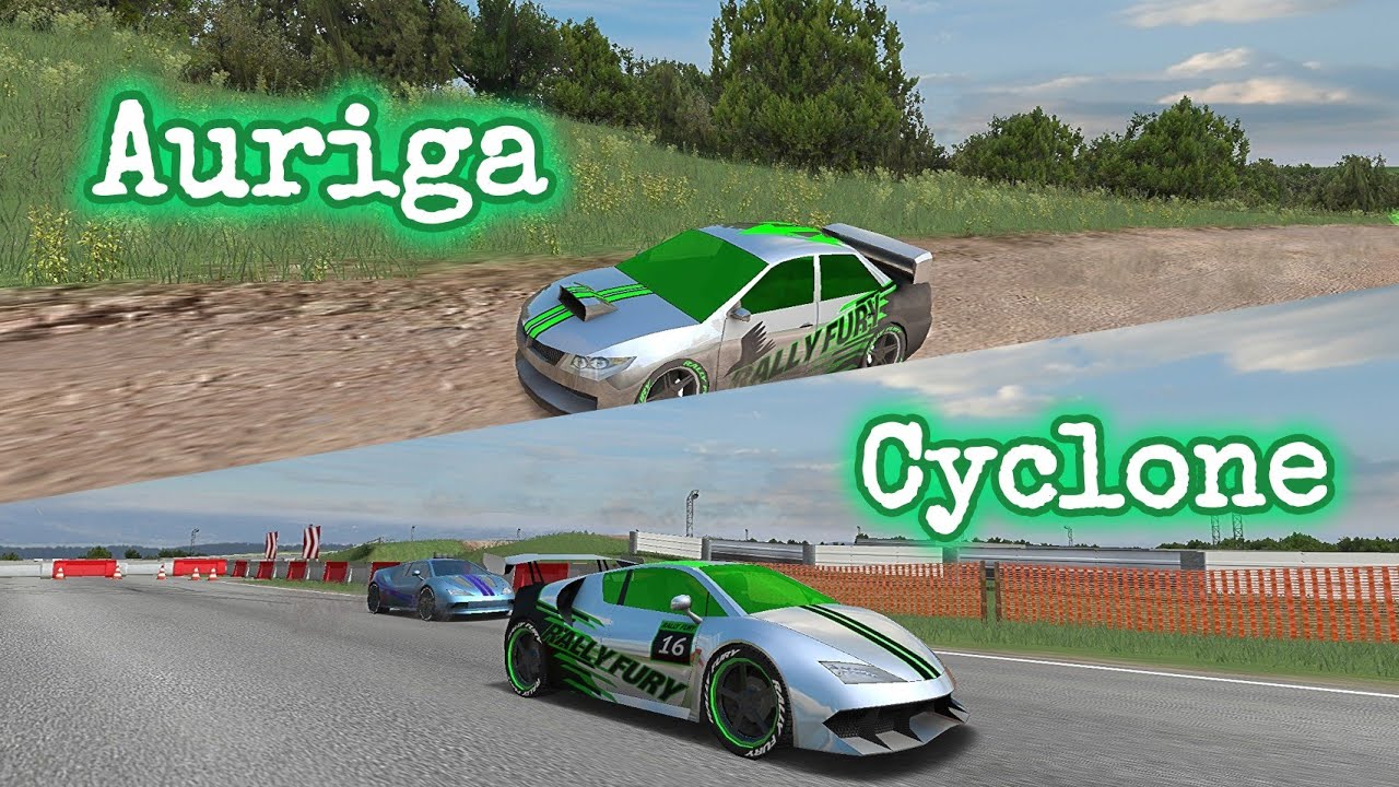 Jogando de Auriga e Cyclone na Divisão 3 – RALLY FURY 