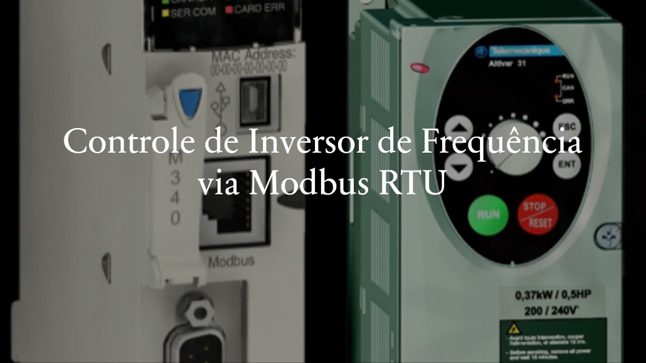 Controle de Inversor de Frequência via Modbus RTU