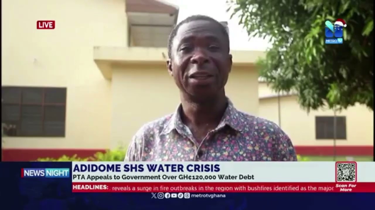 Adidome SHS Water Crisis. PTA Appeals to Government Over GH¢120,000 Water Debt.