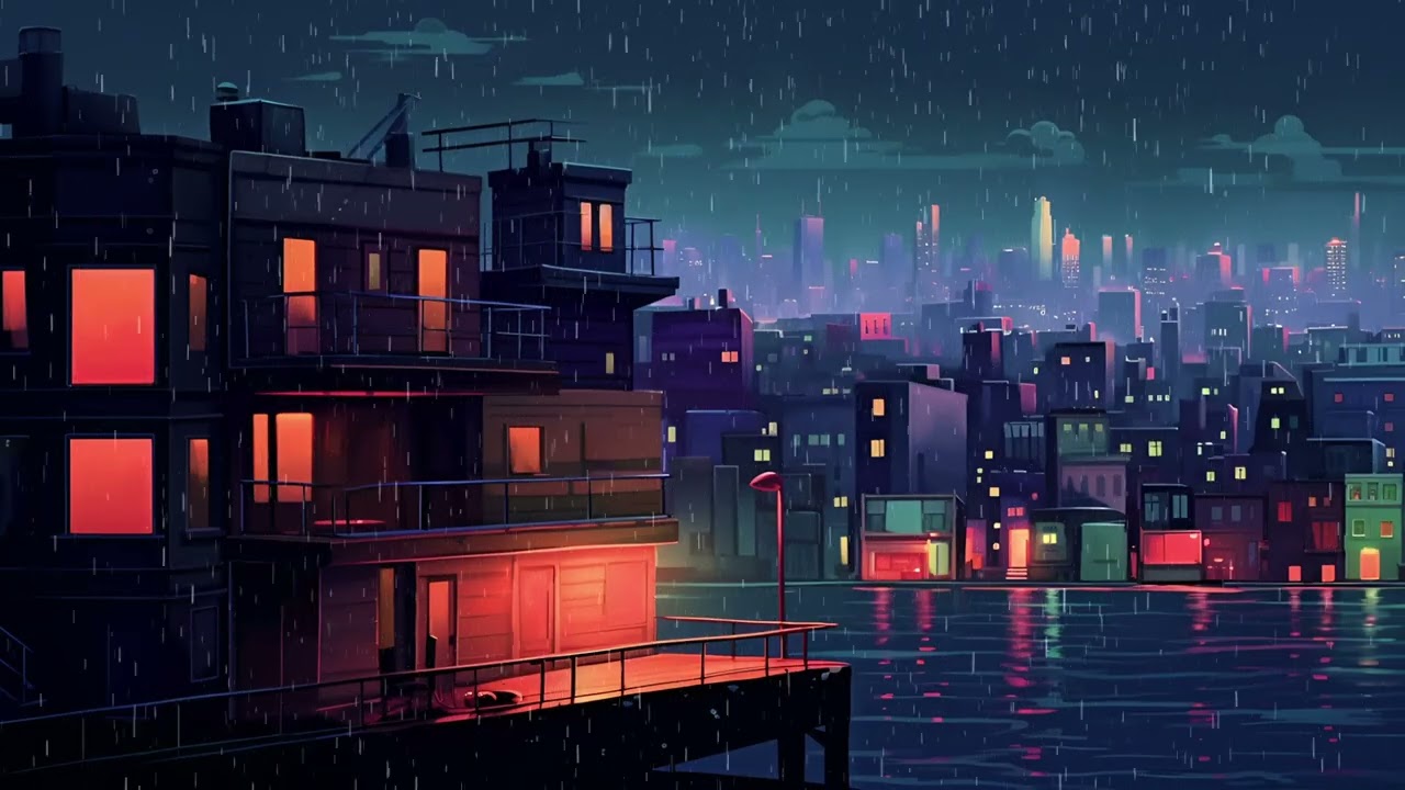Rainy Day Vibes ⛈️ Lofi Music from the Heart of the City ❤️ hip hop beats to relax / study to