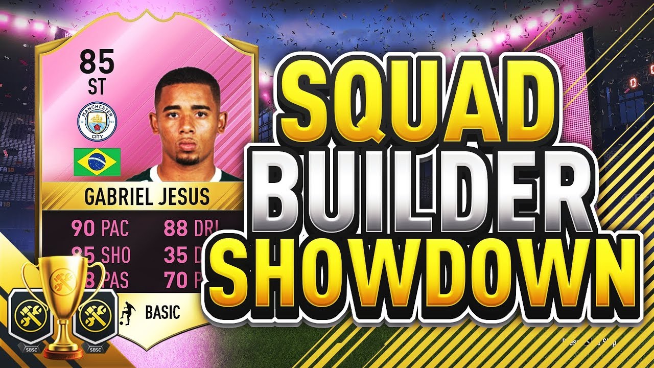 FIFA 17 | FUTTIES GABRIEL JESUS SQUAD BUILDER SHOWDOWN vs TOBIIAS | SQUAD BUILDER SHOWDOWN CUP