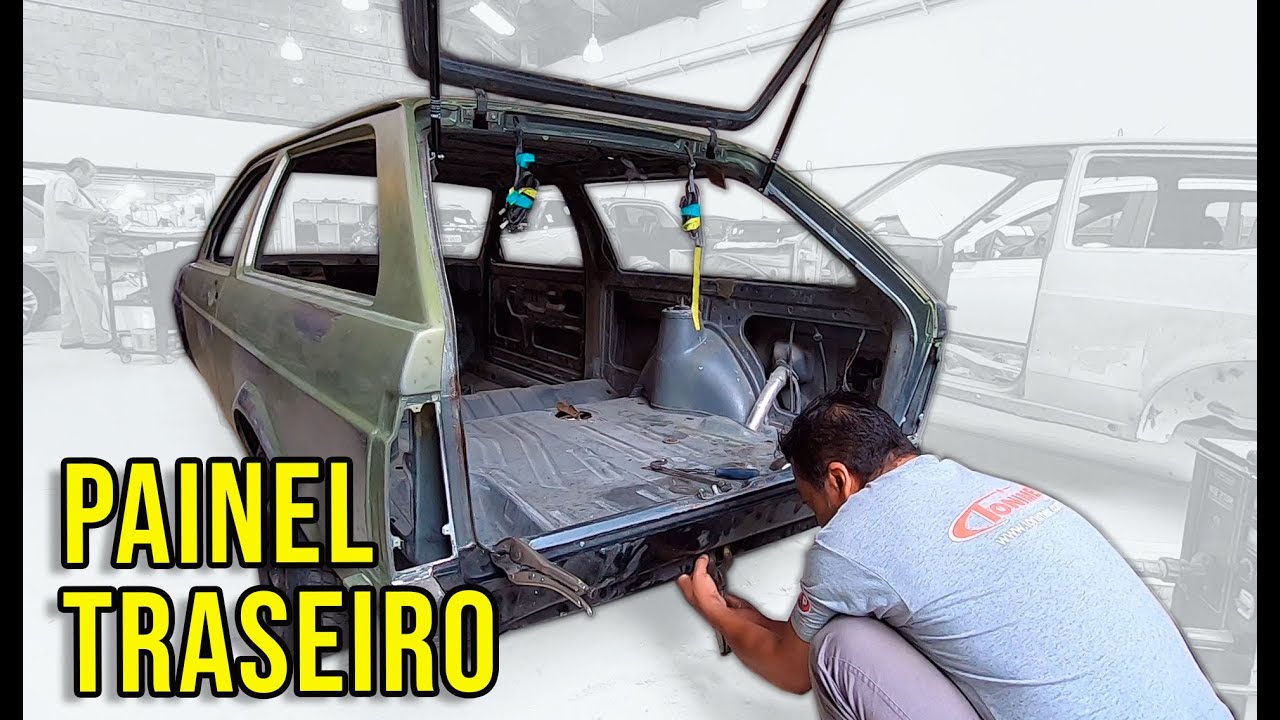 PARATI GLS 1995: FUNILARIA + TROCA DO PAINEL TRASEIRO | CUSTOM GARAGE #04