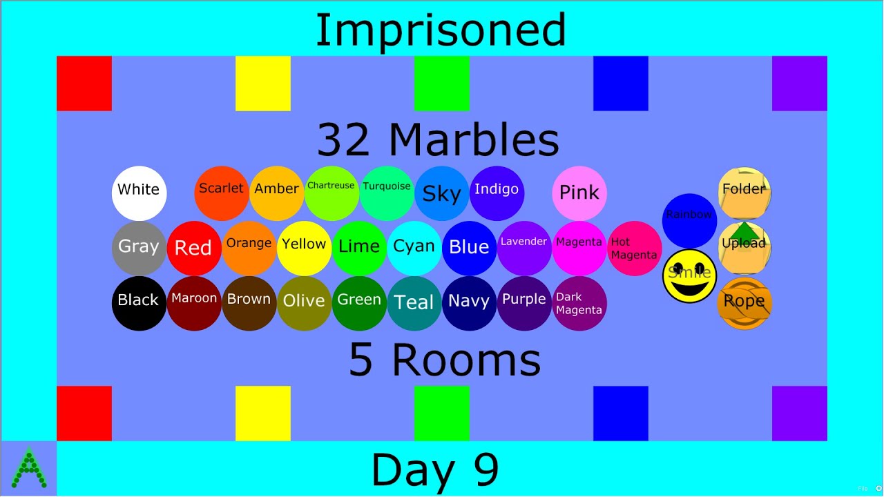 Imprisoned Day 9 - Algodoo Marble Race