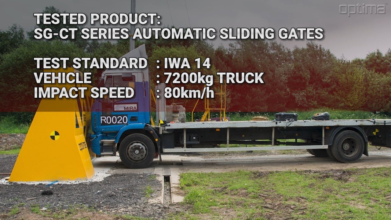 SG CT CRASH TESTED SLIDING GATE (CLOSED TO VISION)