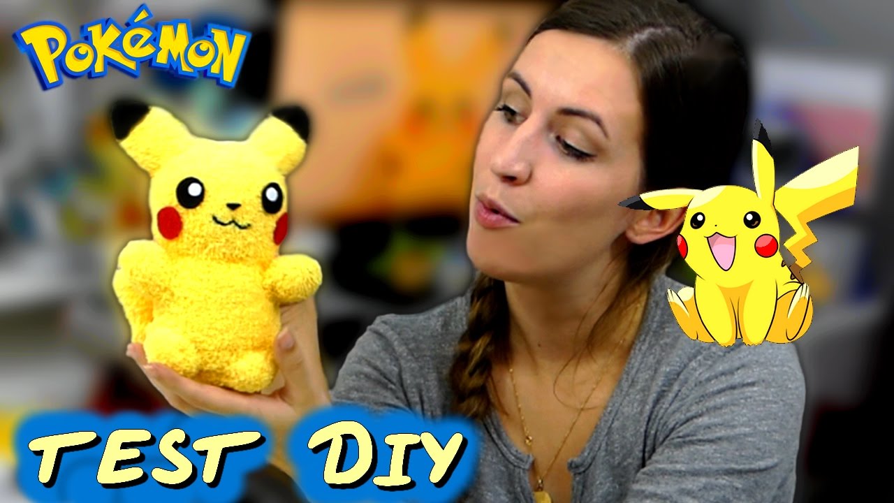 Je fais MOI-MÊME une peluche de Pikachu ! (TEST de TUTO)