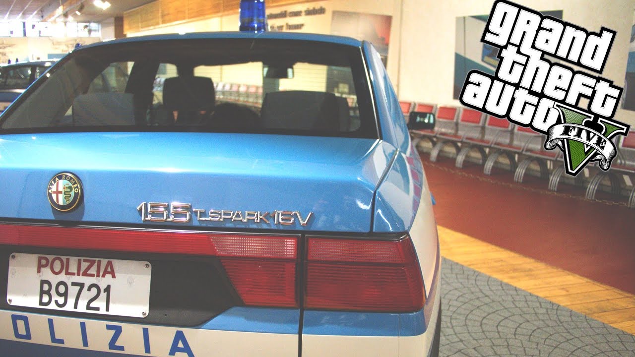 SCORTA ALFA 155 POLIZIA 113   - GTAV LSPDFR FiveM RolePlay