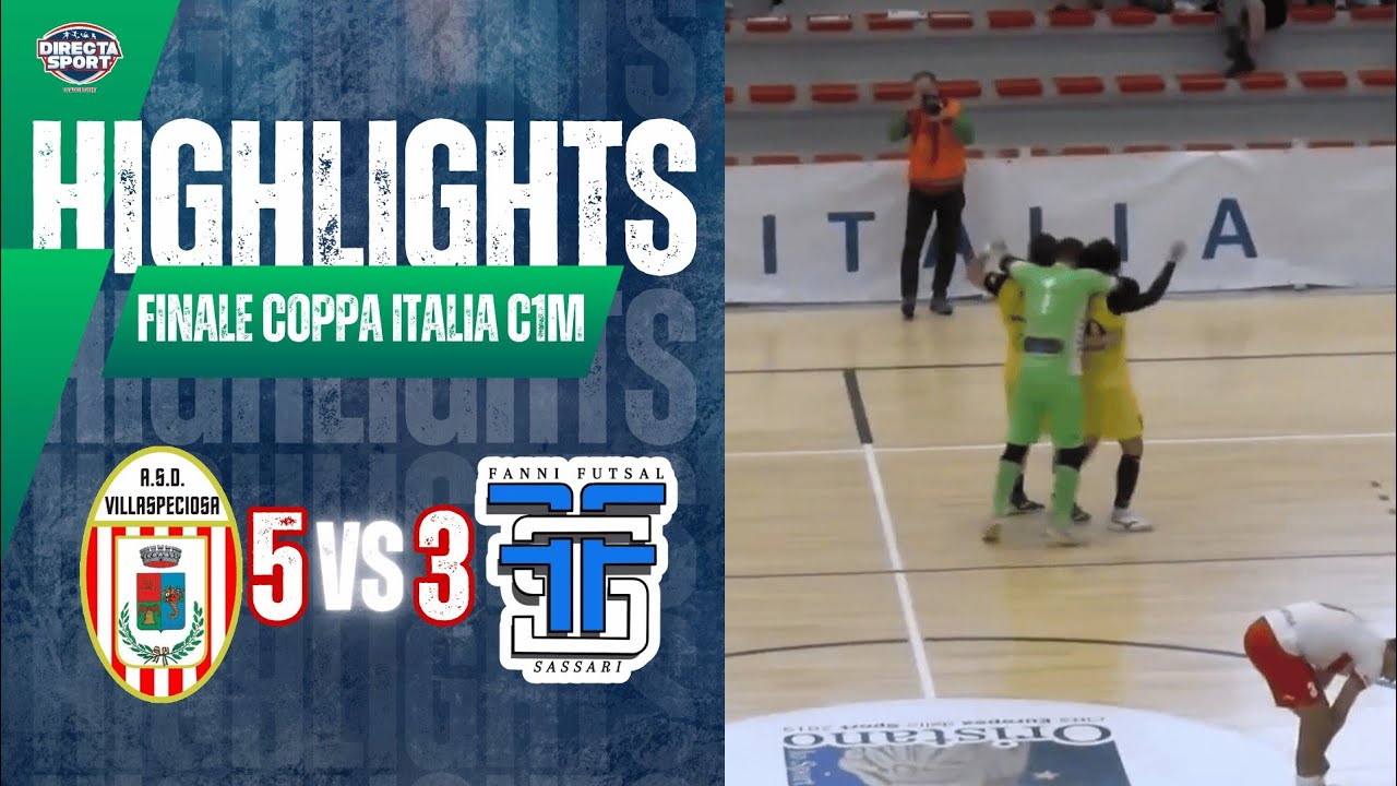 Futsal Final Four Coppa Italia C1M Semifinale - Villaspeciosa-Fanni Sassari 5-3 (Highlights)