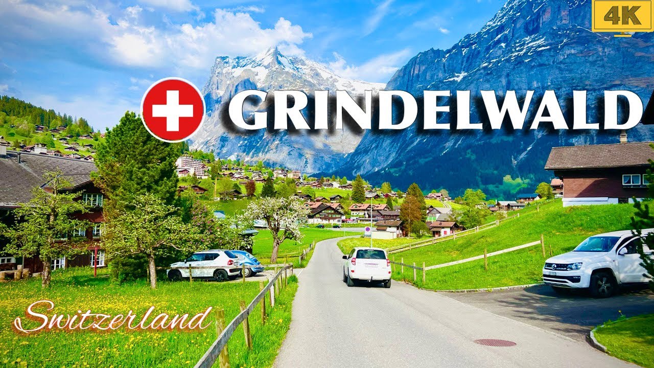 Grindelwald Switzerland 4K | Most Beautiful Swiss Village - swiss valley
