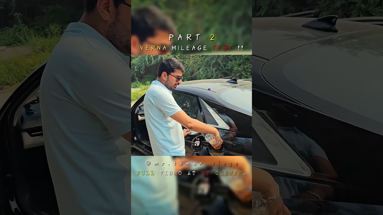 Verna 1 Litre Petrol Mileage Test gone wrong ❌ | Verna Automatic 1 litre Petrol Mileage Test failed