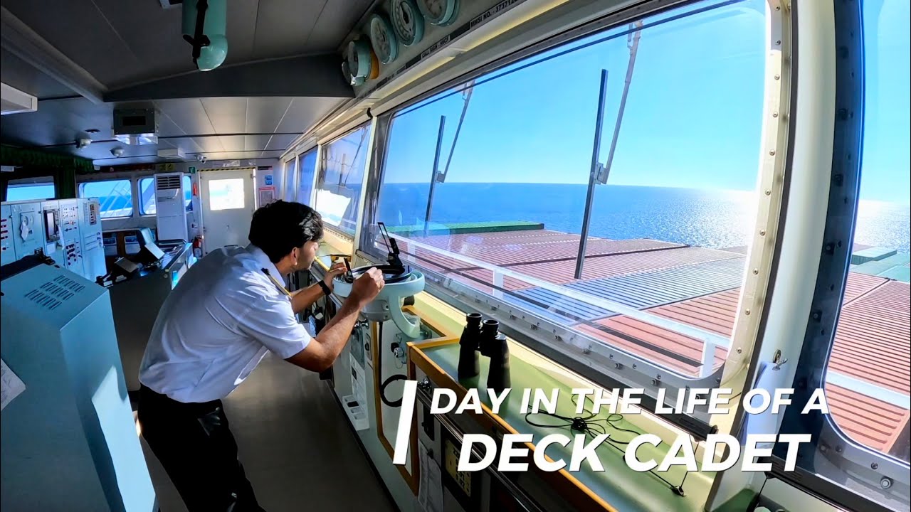 Day In The Life of a Deck Cadet | Schedule | Merchant Navy🚢
