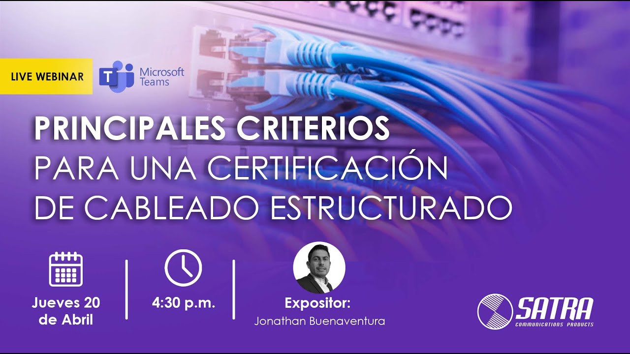 Principales criterios para una certificación de cableado estructurado