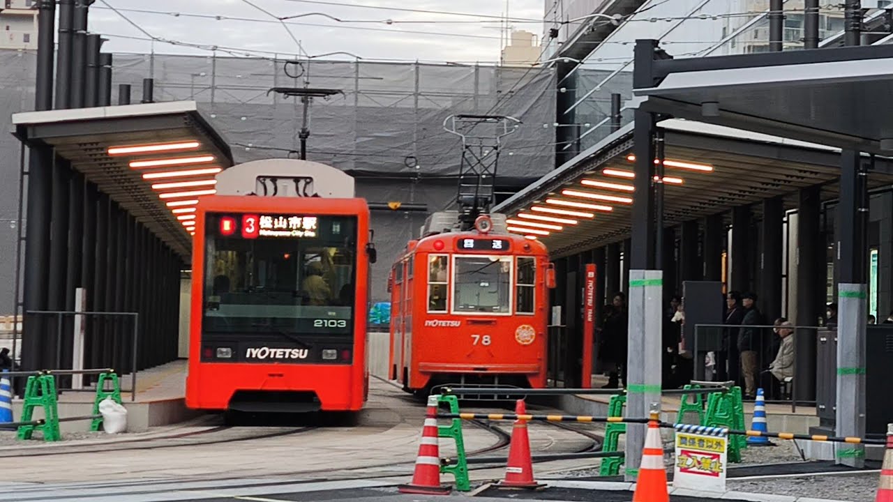 【再開発】松山市駅前広場整備進捗状況 2026年(令和8年)1月下旬3