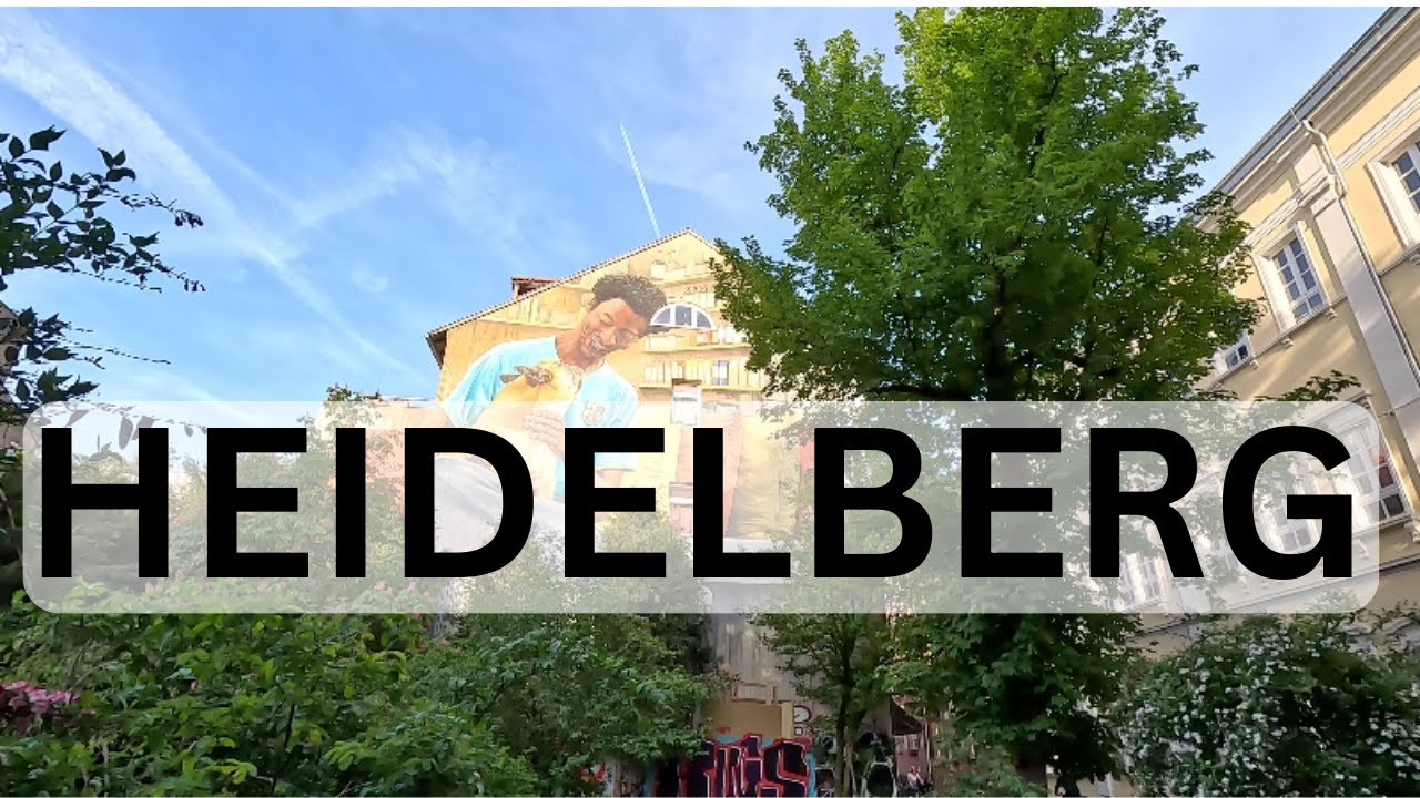How it feels like to live in Heidelberg (4K Movie) Street photography #gopro11