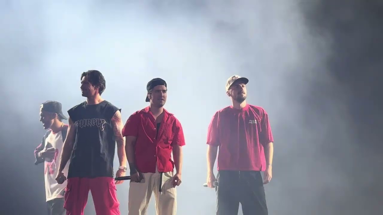 Big Time Rush Theme Song & Windows Down BTR In Real Life Tour Noblesville, IN 8-12-25