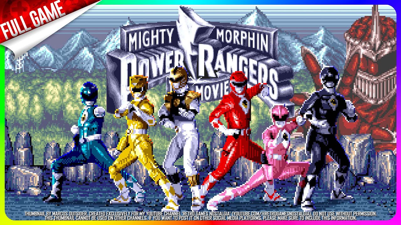 Mighty Morphin Power Rangers: The Movie (Sega Genesis - US) Longplay