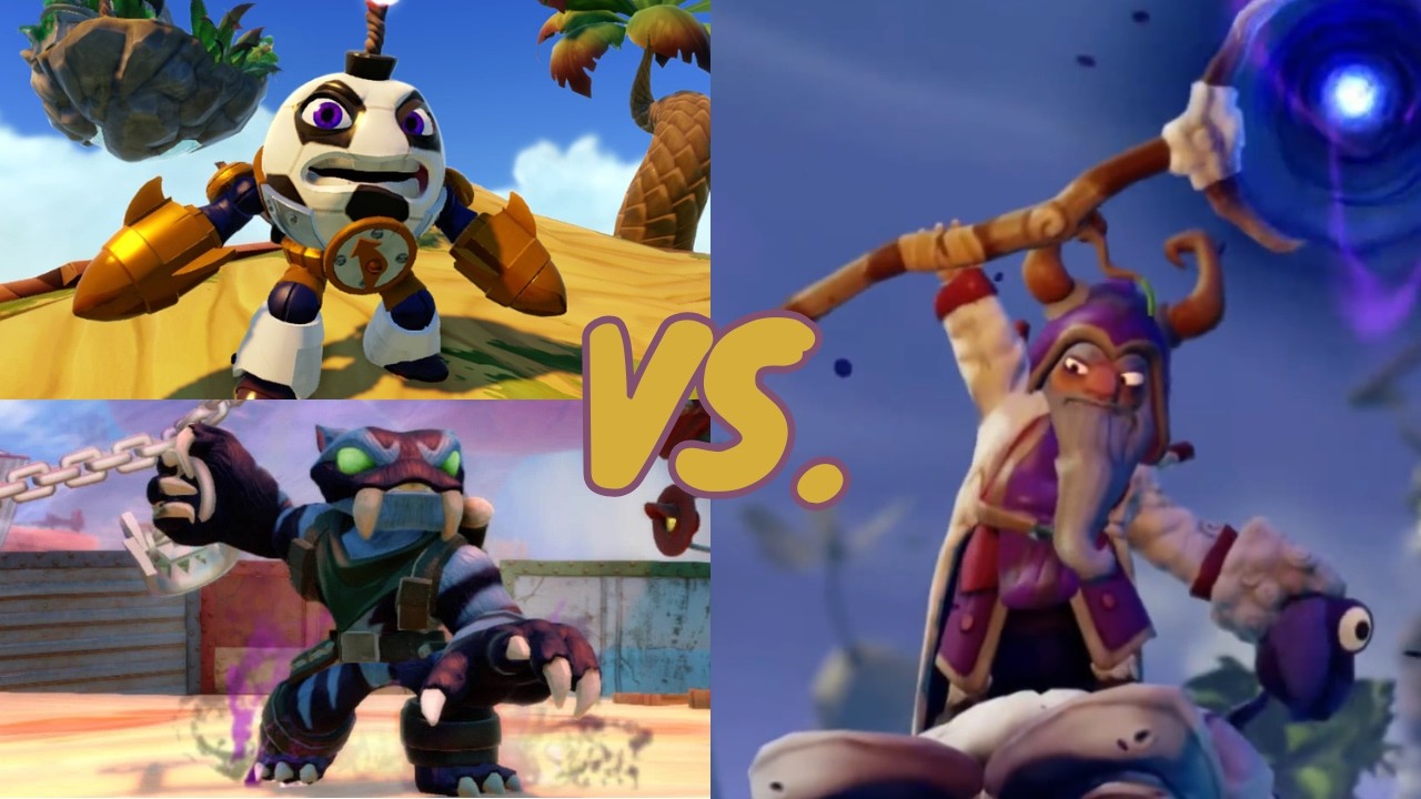 Trap Shadow and Countdown VS. Sheep Mage | Skylanders Swap Force