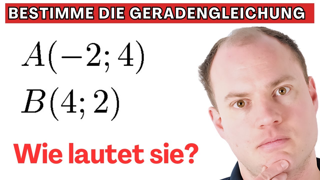 Anleitung: Geradengleichung bestimmen