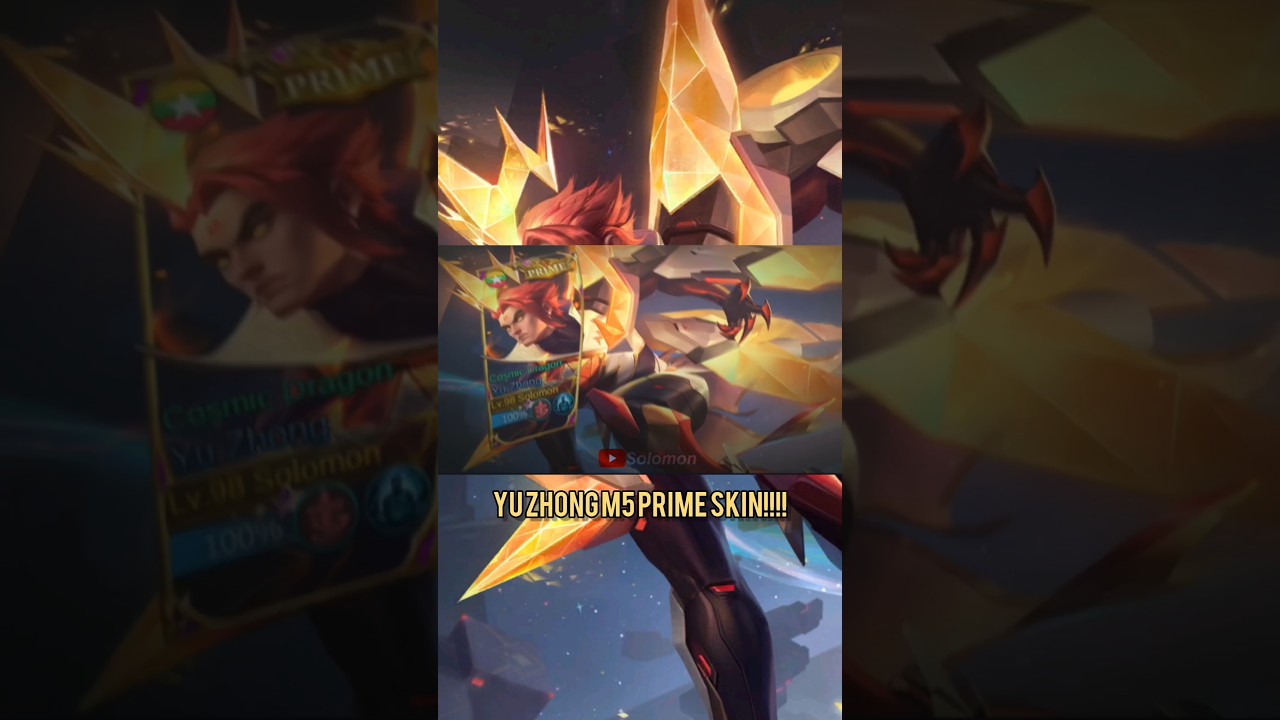 Yu Zhong M5 Prime Skin😈🔥