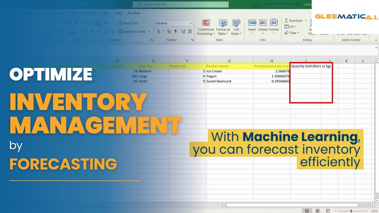 Struggling with overstocking or stockouts? Automate Inventory Management Forecasting with Gleematic!