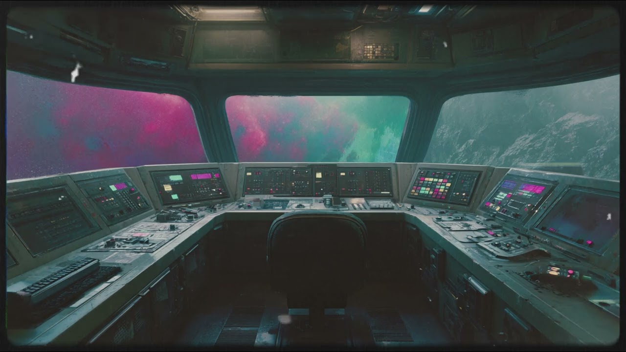 Deep Space Control Room | Focus Ambience for Study, Work & Coding