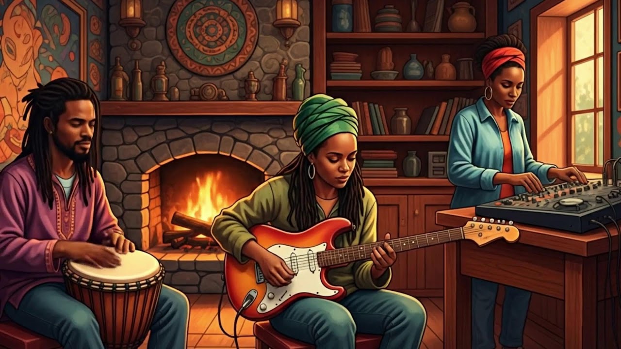 Lovers Rock Rain and Morning Reggae Calm for Heart Reflection 🌦️