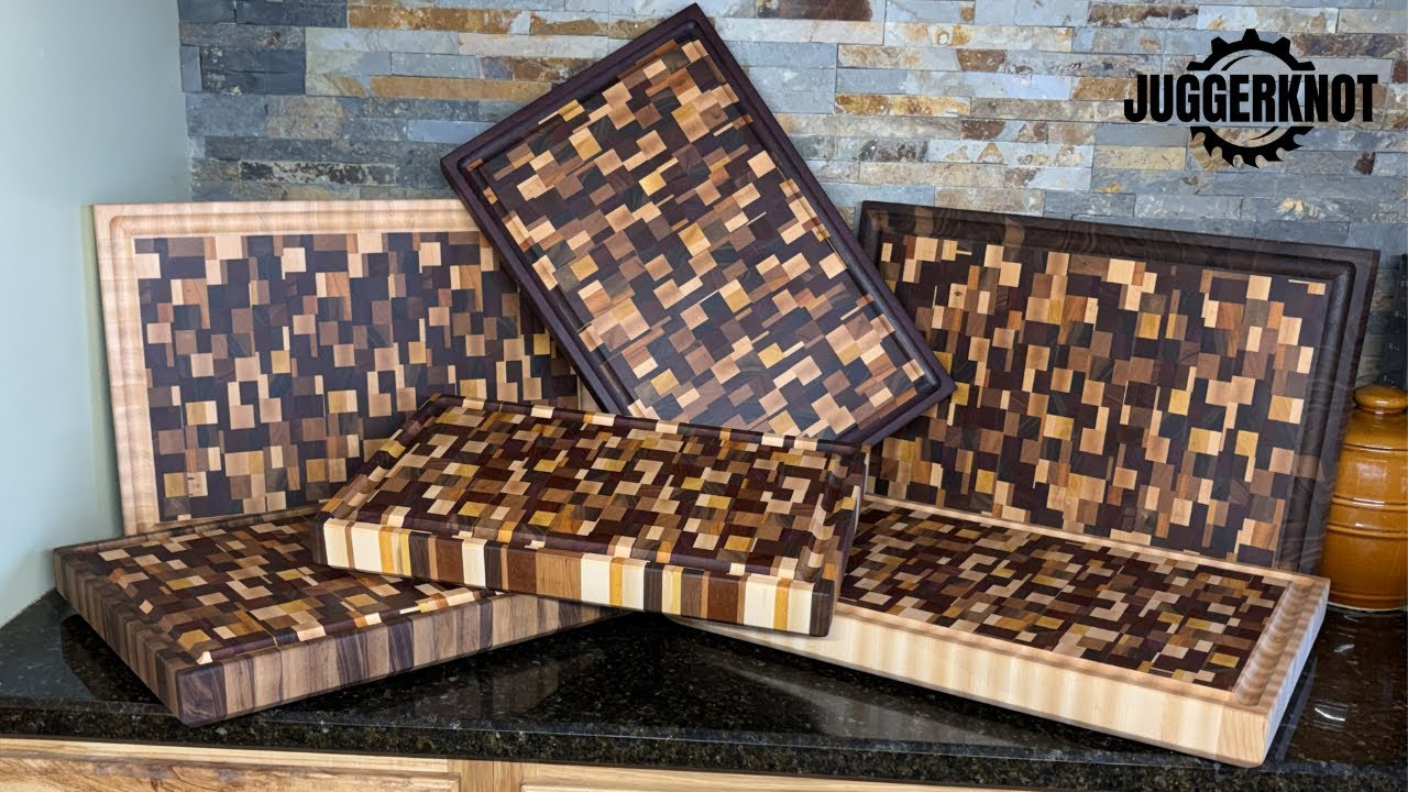 Making a Batch of Chaotic End-Grain Butcher Blocks