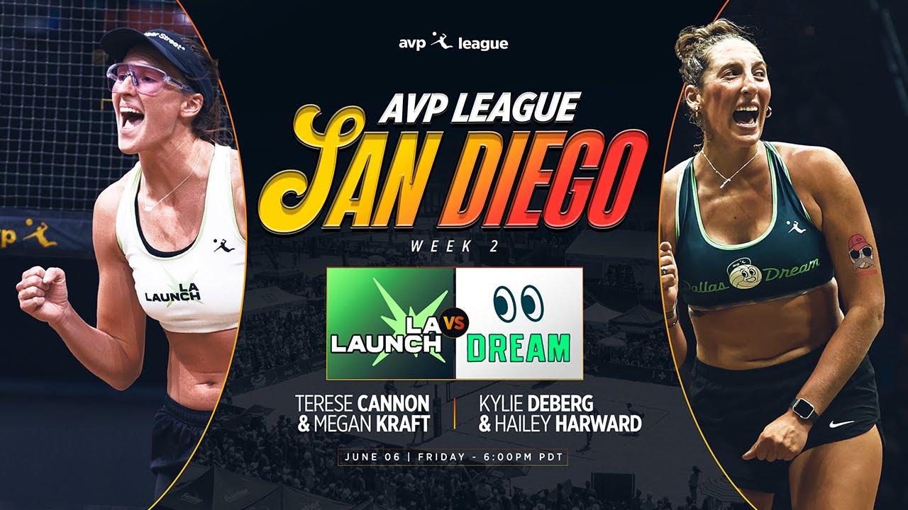 AVP LEAGUE WEEK 2 - San Diego, CA | LA Launch vs Dallas Dream – Women’s Match