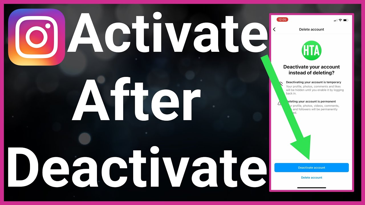 How To Reactivate Instagram Account After Temporarily Deactivated