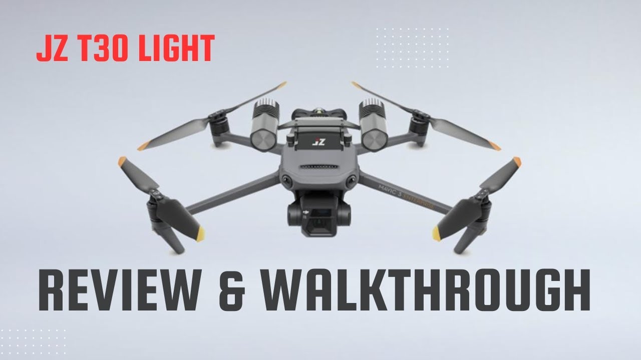 The JZ T30 Spotlight for DJI Mavic 3 Enterprise - Light up the darkness.
