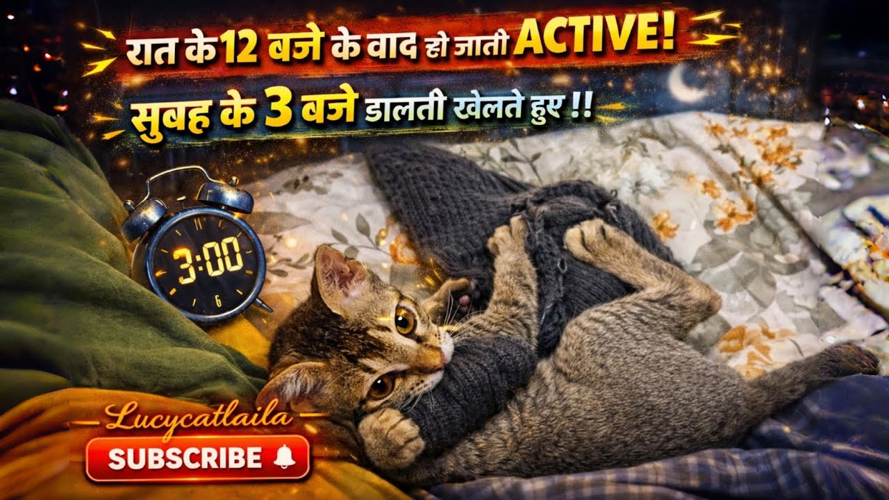 Lucy Cat Laila is live | She Active at 12 am at Night Till 3 Am | Full Masti Mood 😺🐈