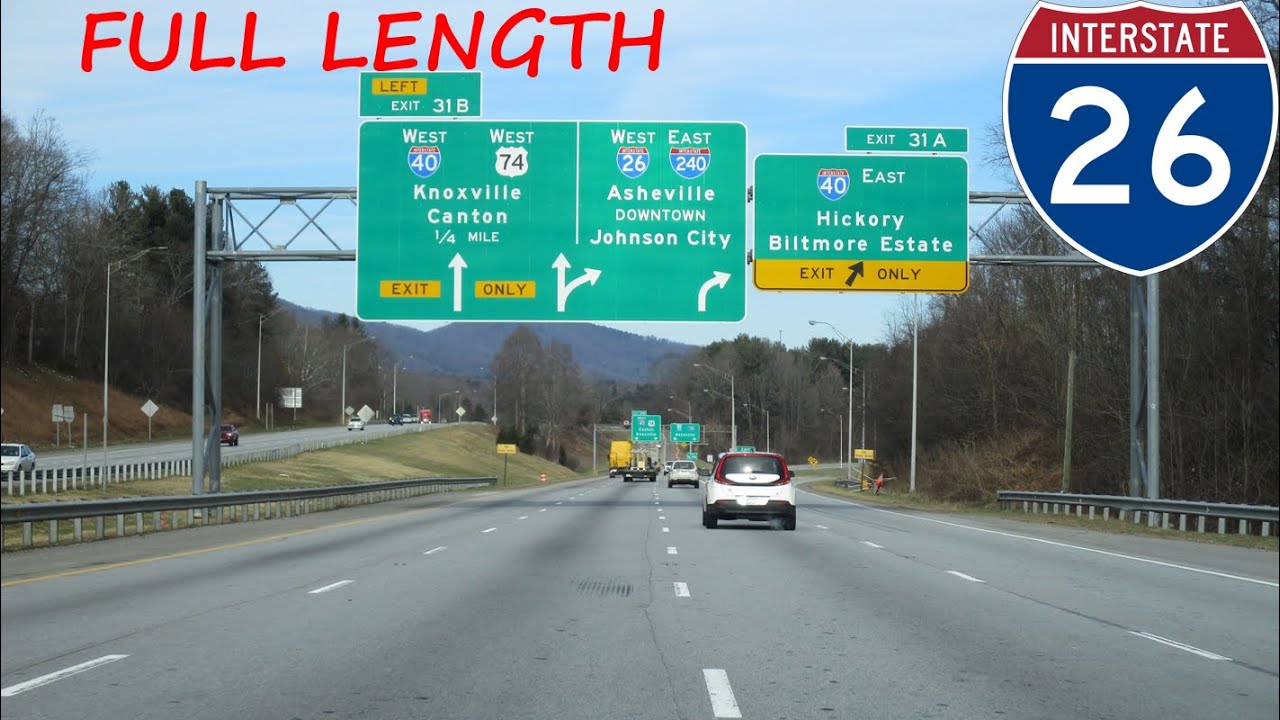 Interstate 26 westbound