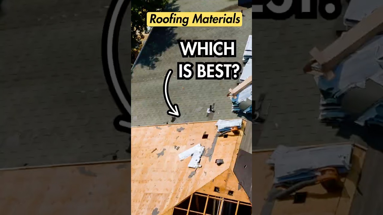 Top 3 Roofing Materials Every Homeowner Should Know #shorts
