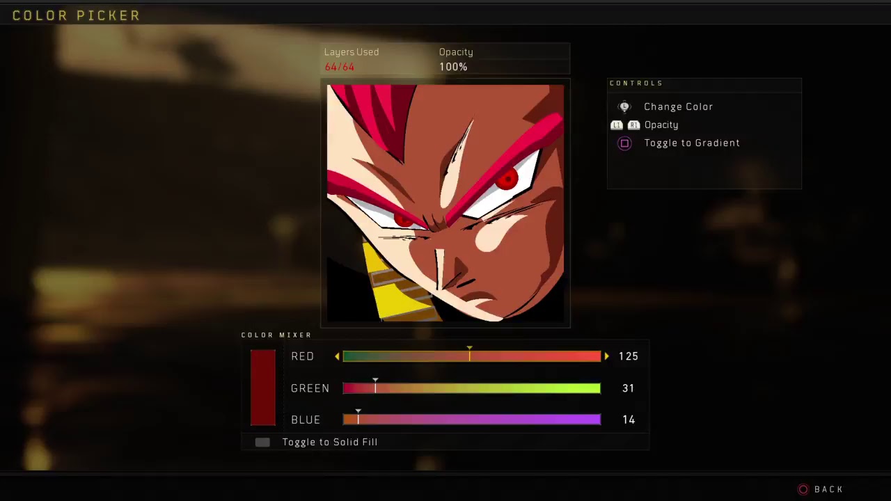 Black Ops 4 Emblem -  Vegeta Super Saiyan God
