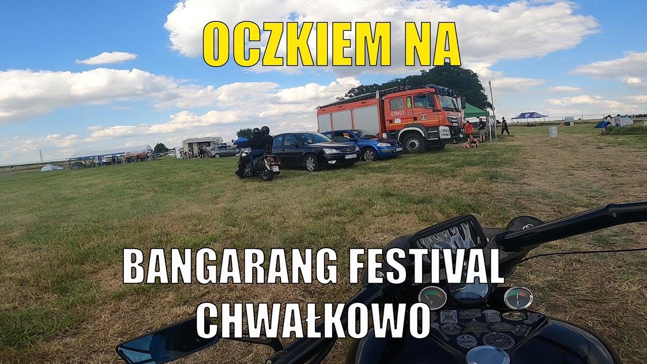 OCZKIEM NA BANGARANG FESTIVAL CHWAŁKOWO / TRAJKA / HONDA SHADOW 750 / MOTOVLOG #2
