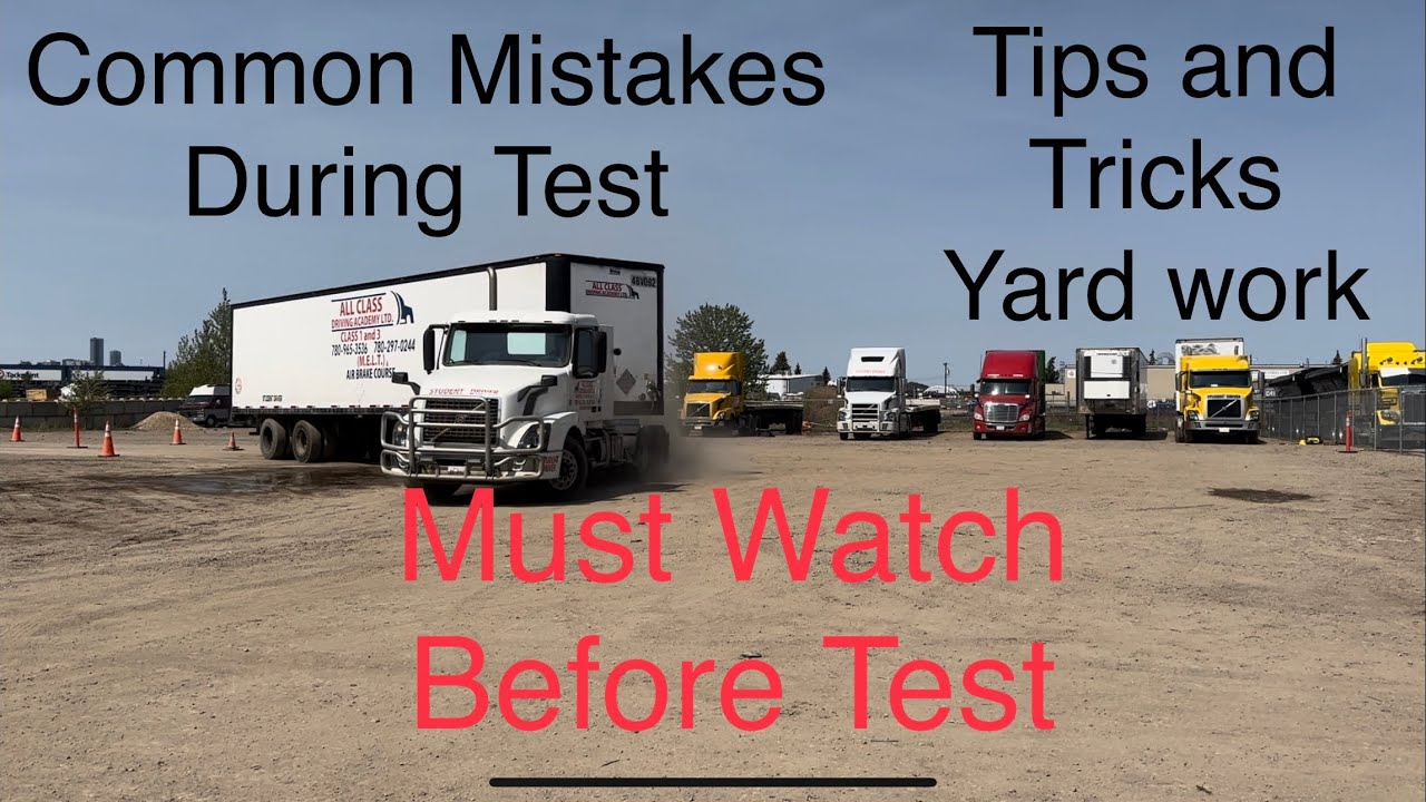 Common Mistakes Before test (Yard Work)