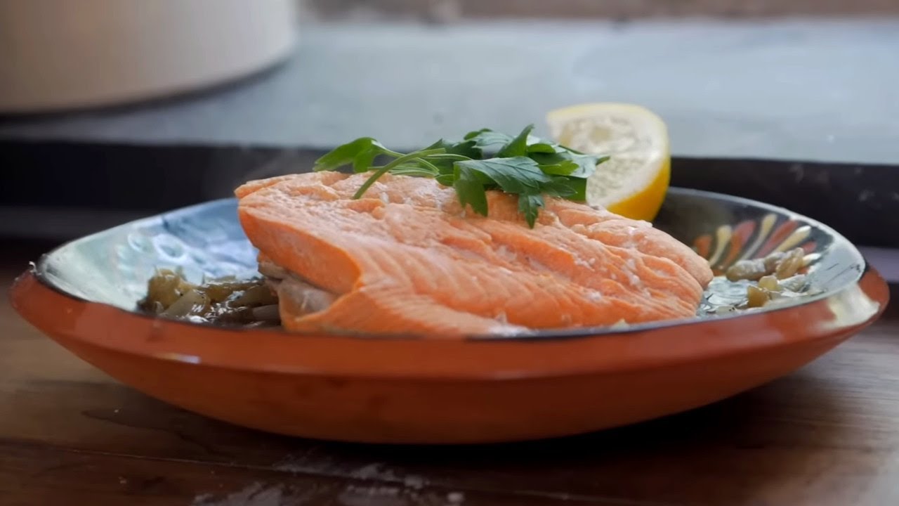 Spanish Cooking - Salmon and Onions From 1750