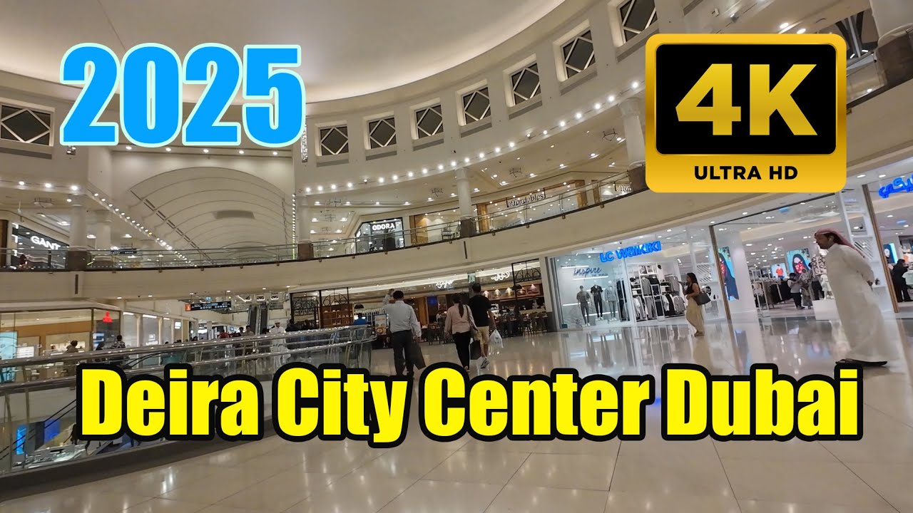 Walking Tour &ndash; Deira City Centre Dubai | No Commentary | 4K