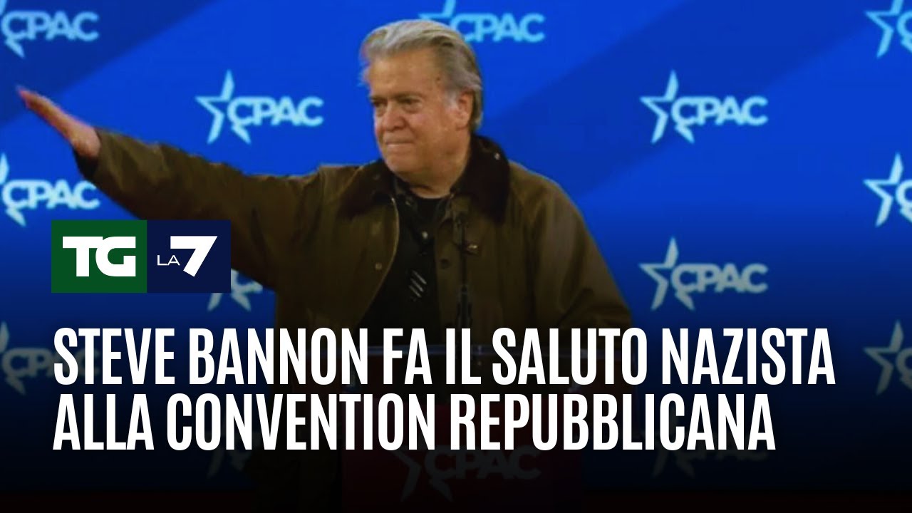 Steve Bannon fa il saluto nazista alla Convention repubblicana
